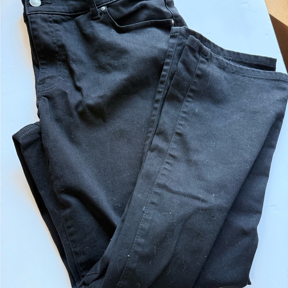 Chico's Women's Straight Leg Jeans in Black